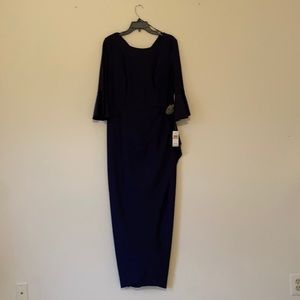 Alex Evenings Navy Evening Gown